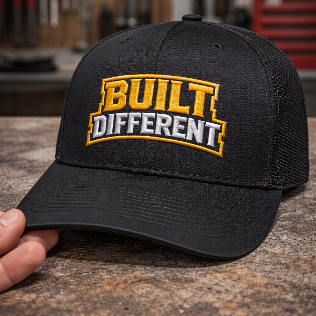 BUILT DIFFERENT - Richardson 112 Trucker Hat