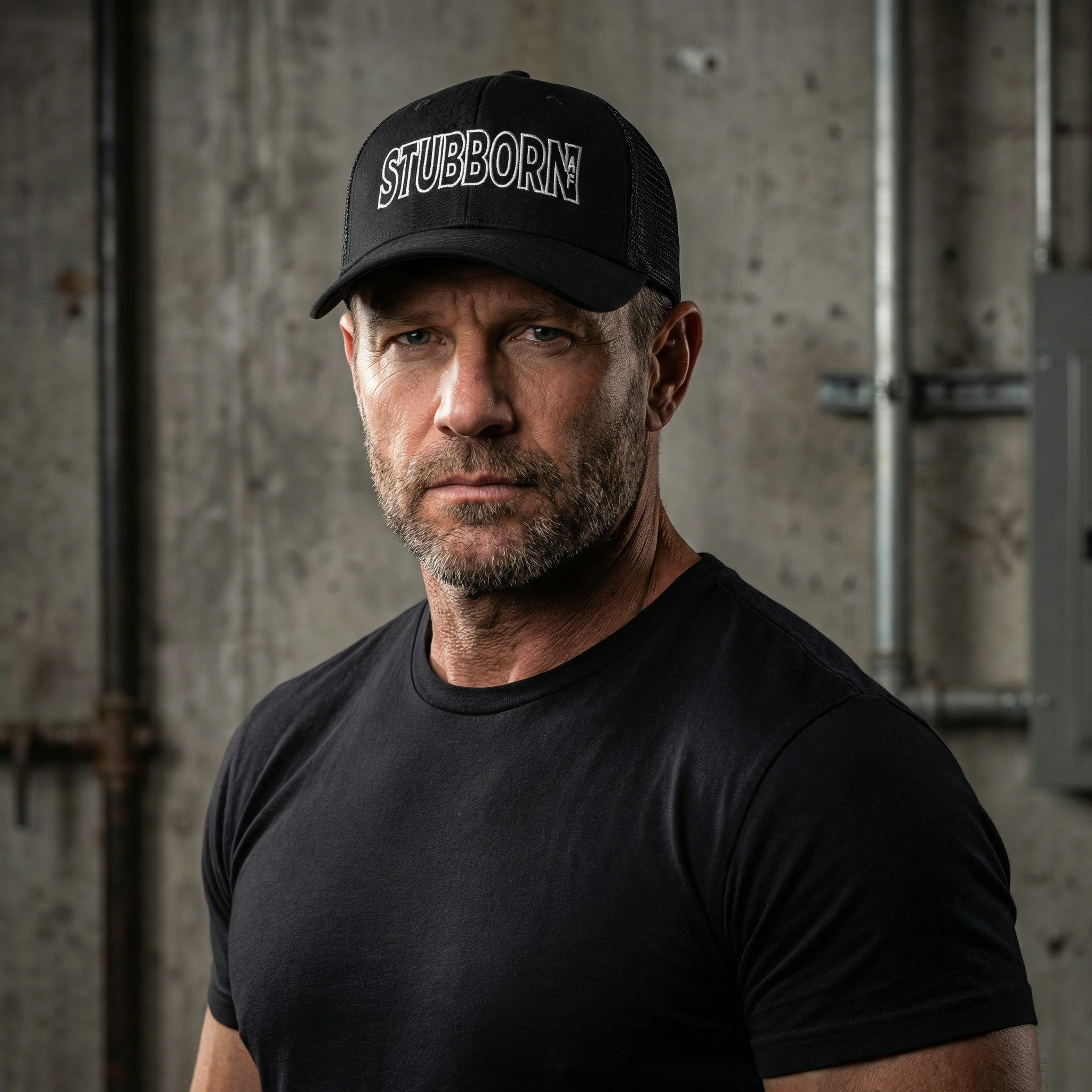 STUBBORN AF – Sport-Tek® Flexfit® Air Mesh Back Cap