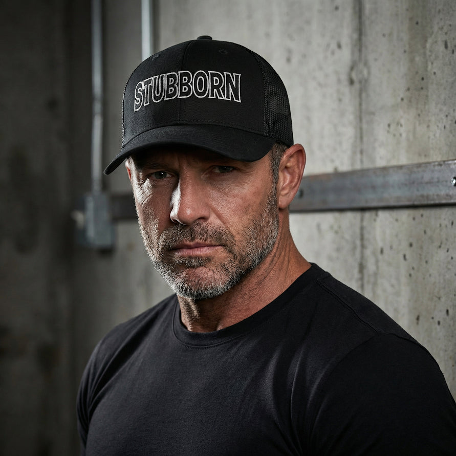 STUBBORN – Sport-Tek® Flexfit® Air Mesh Back Cap